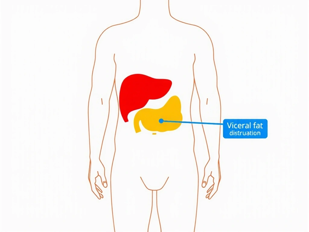 Schéma viscerálního tuku